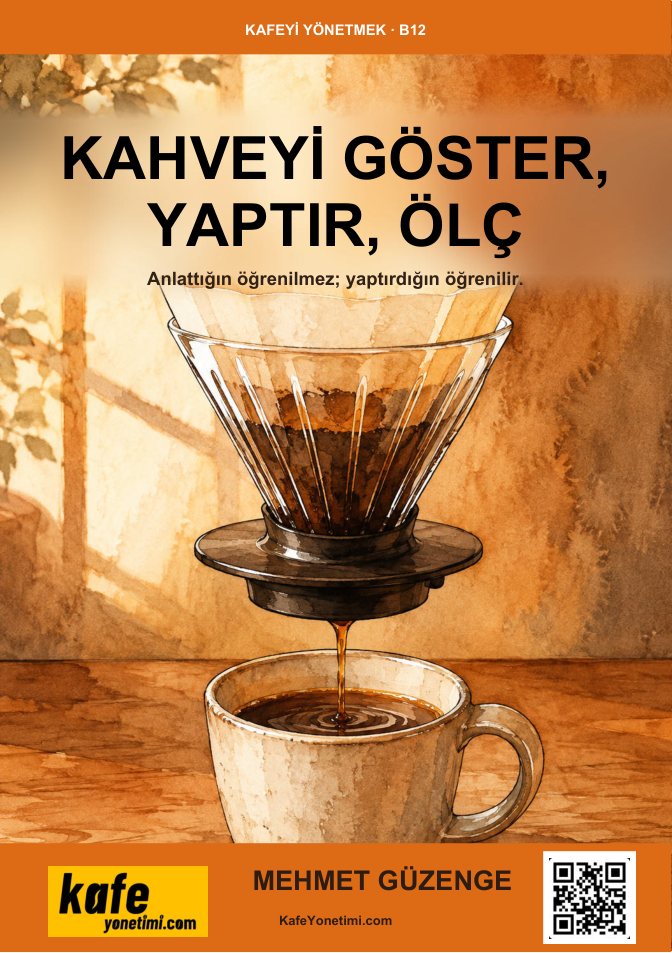Kahveyi Göster, Yaptır, Ölç — kitap kapağı
