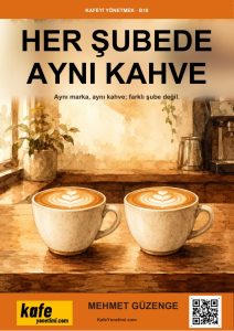 Her Şubede Aynı Kahve — kitap kapağı